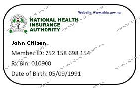 Nigeria health insurance card